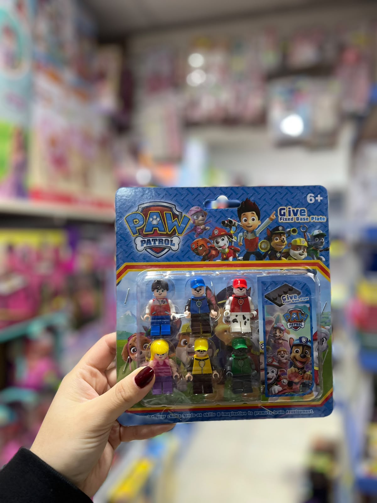 X6 Mini figuras Paw Patrol