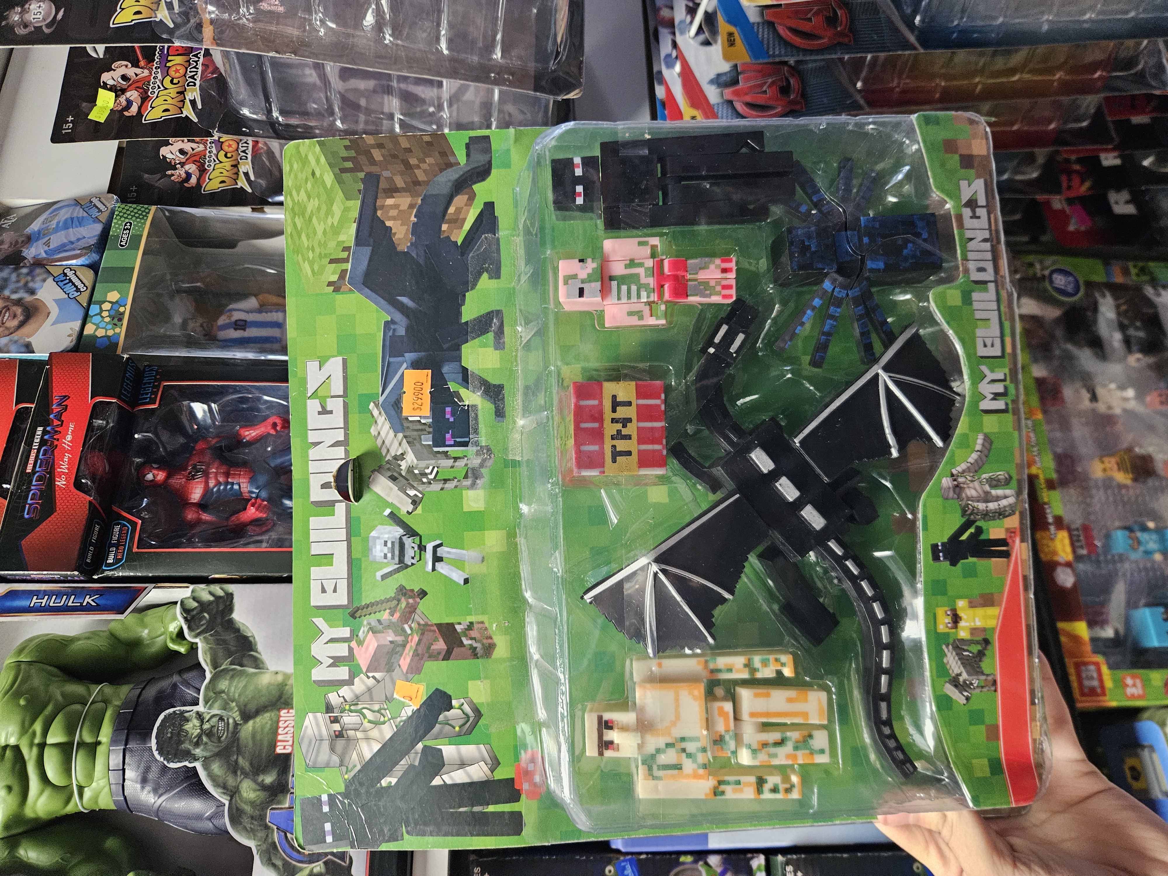 X4 Figuras Minecraft + Cubos 3