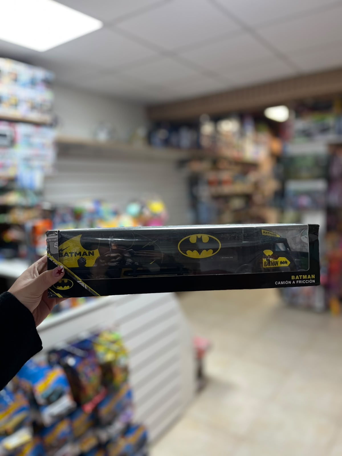 Camión a fricción Batman.