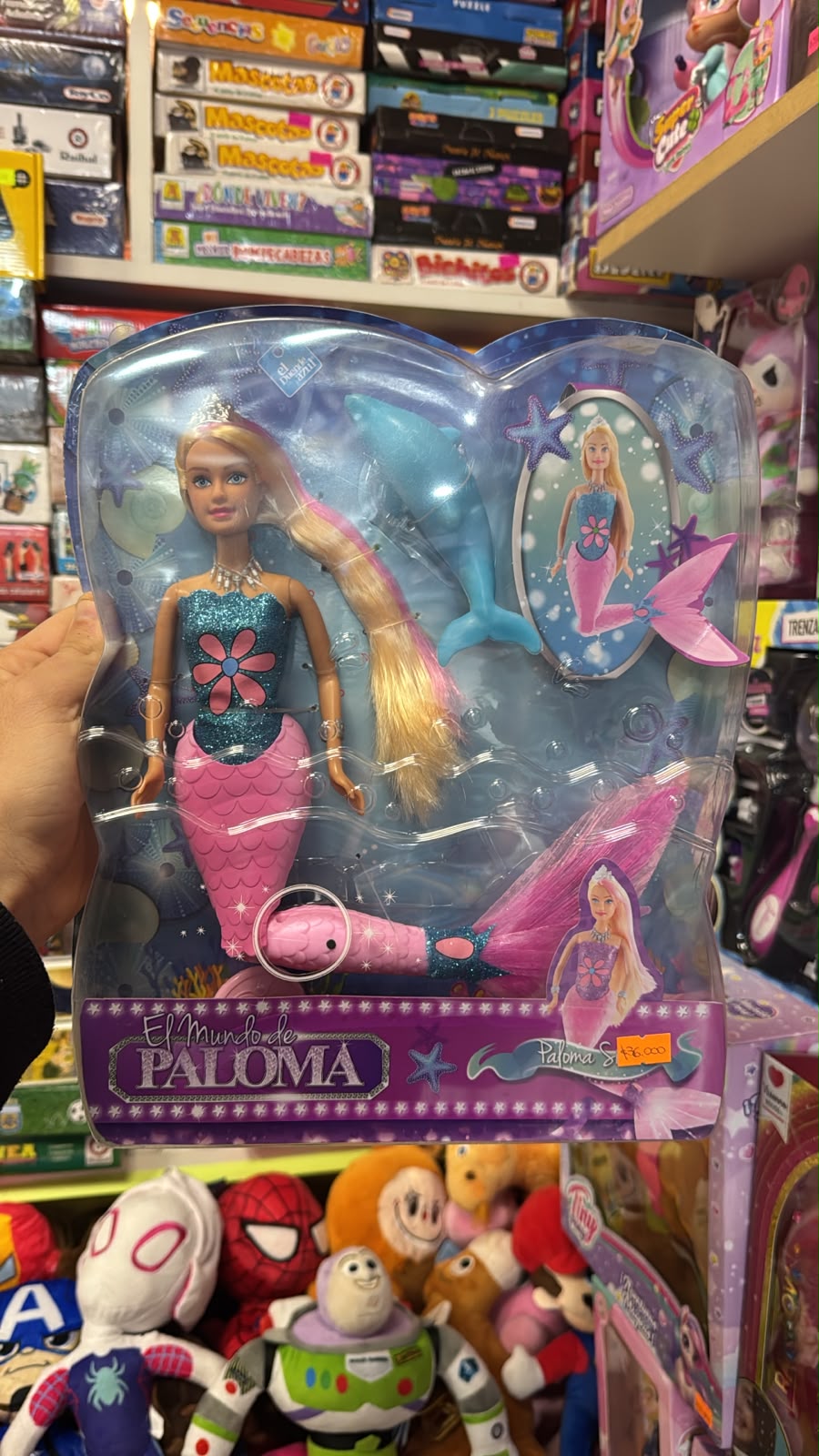 Muñeca Paloma Sirena