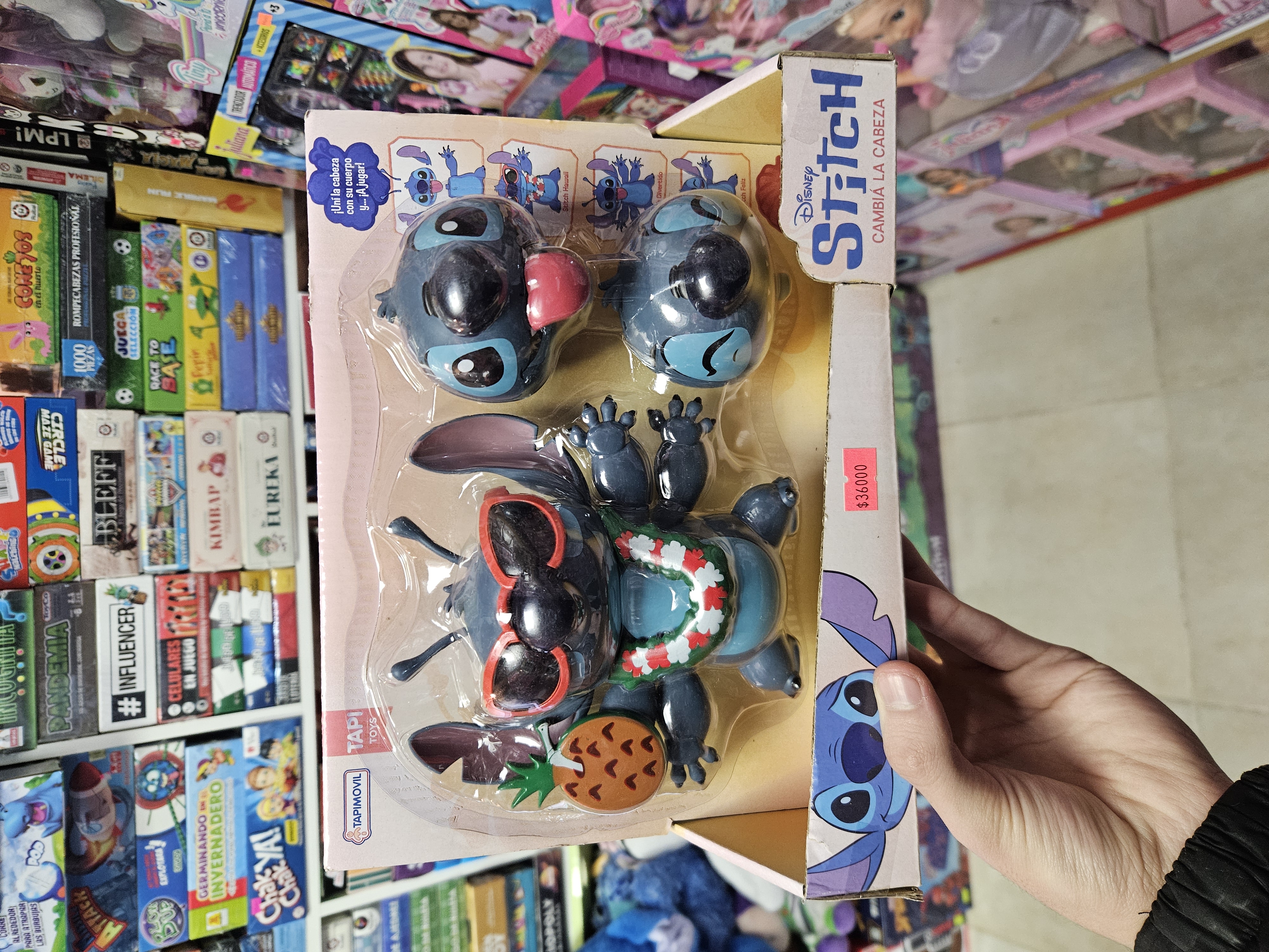 Stitch Cambia Cabezas