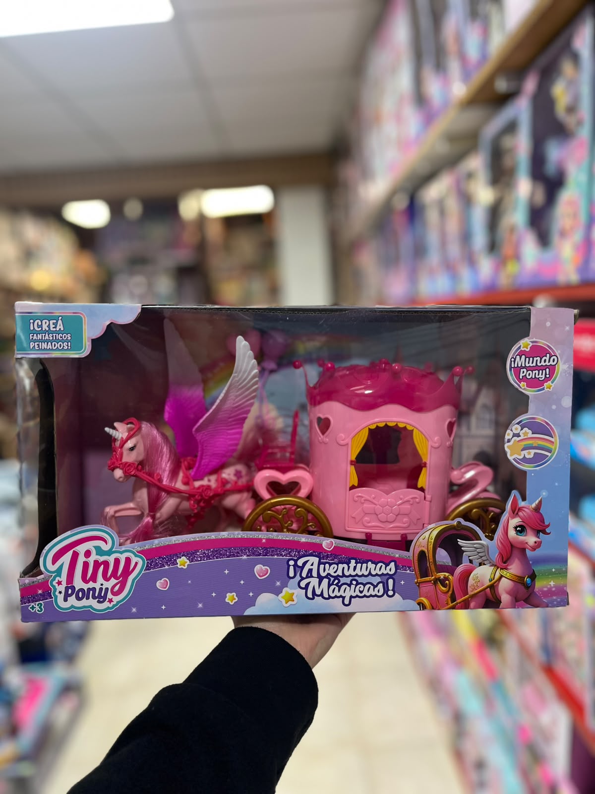 Unicornio con carruaje