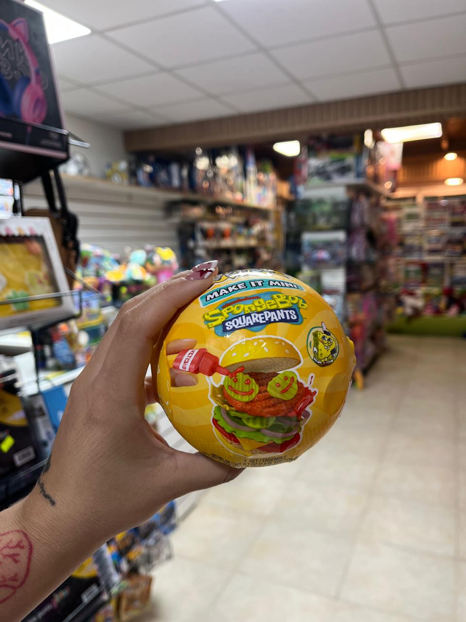 Cápsula Sorpresa Bob Esponja