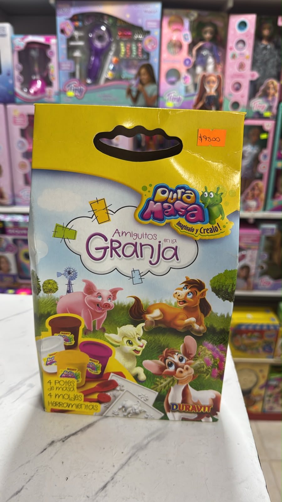 Amiguitos en la granja masa