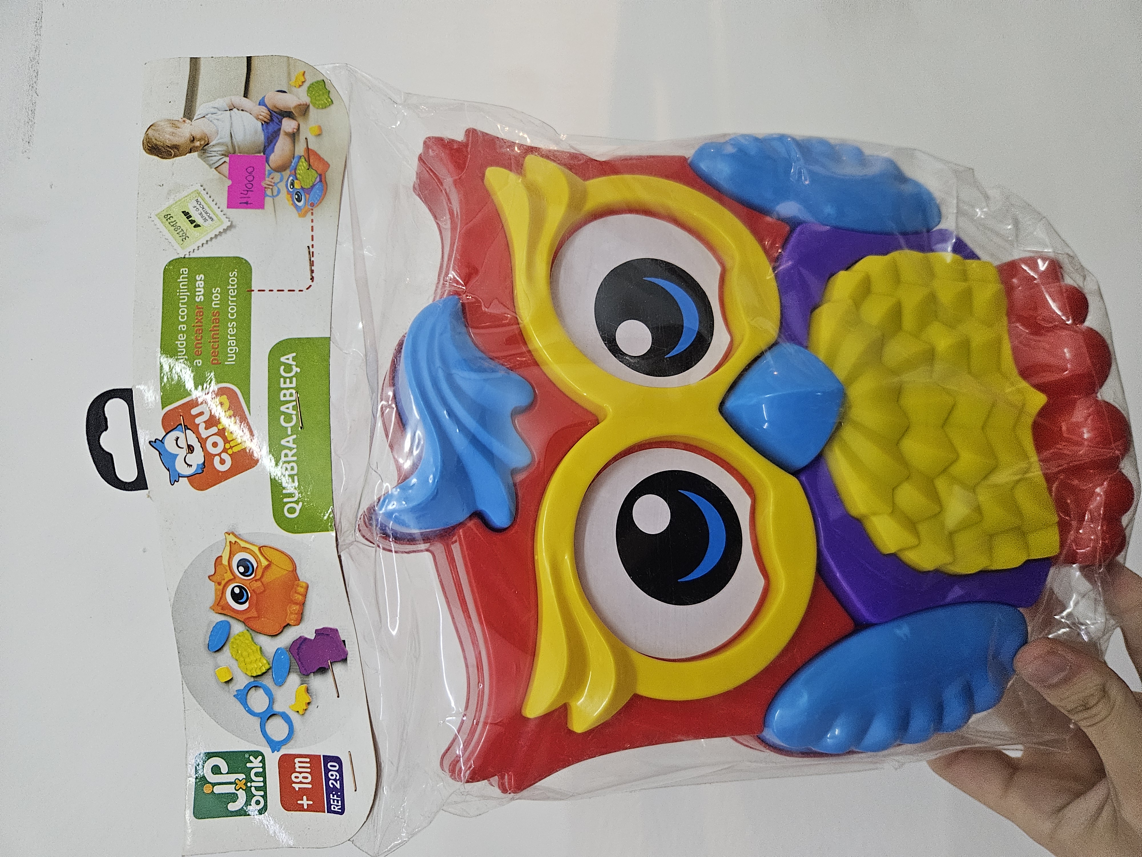 Rompecabezas de encastre didáctico.
