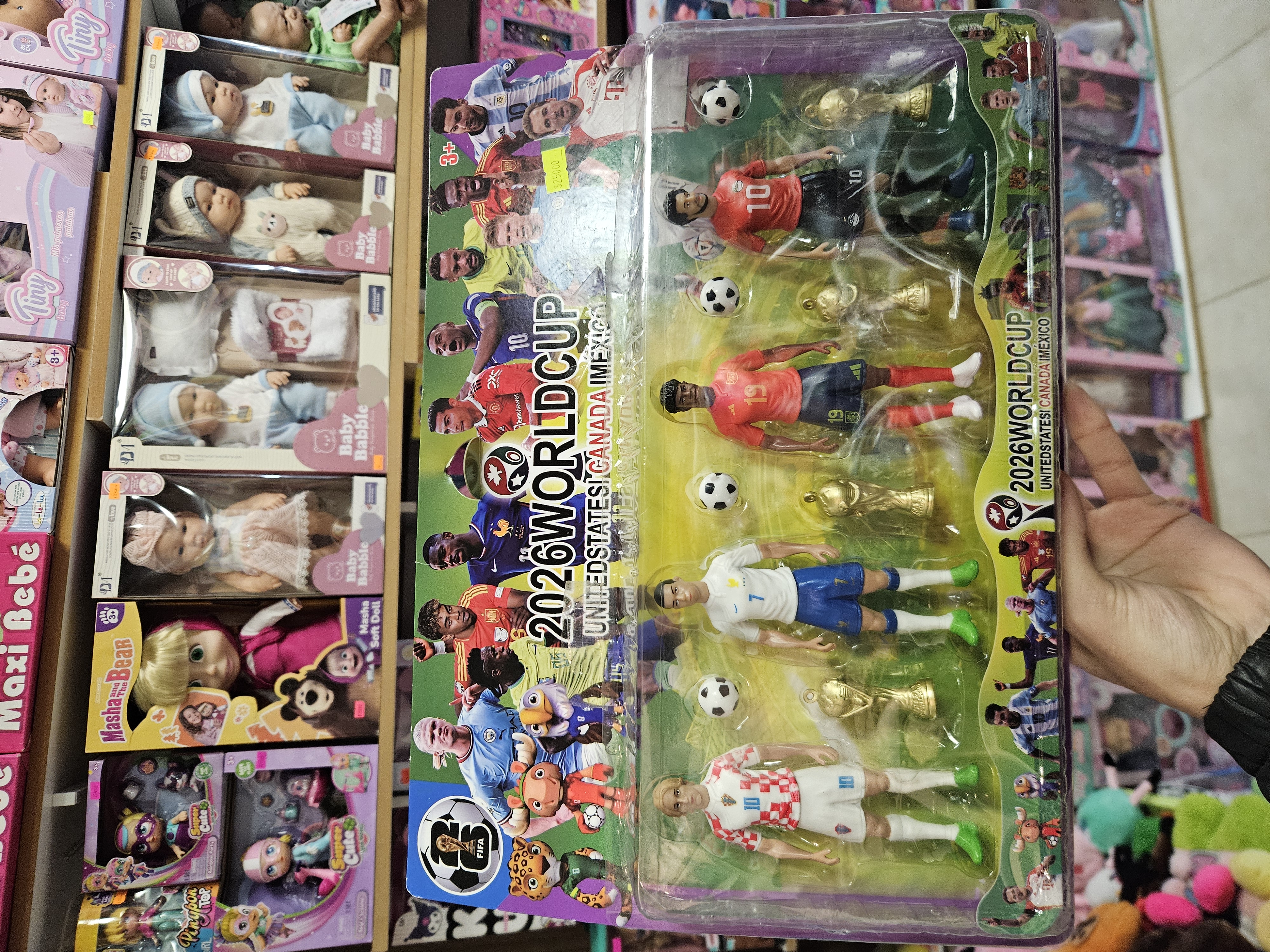 X4 Figuras Futbolistas Mundial
