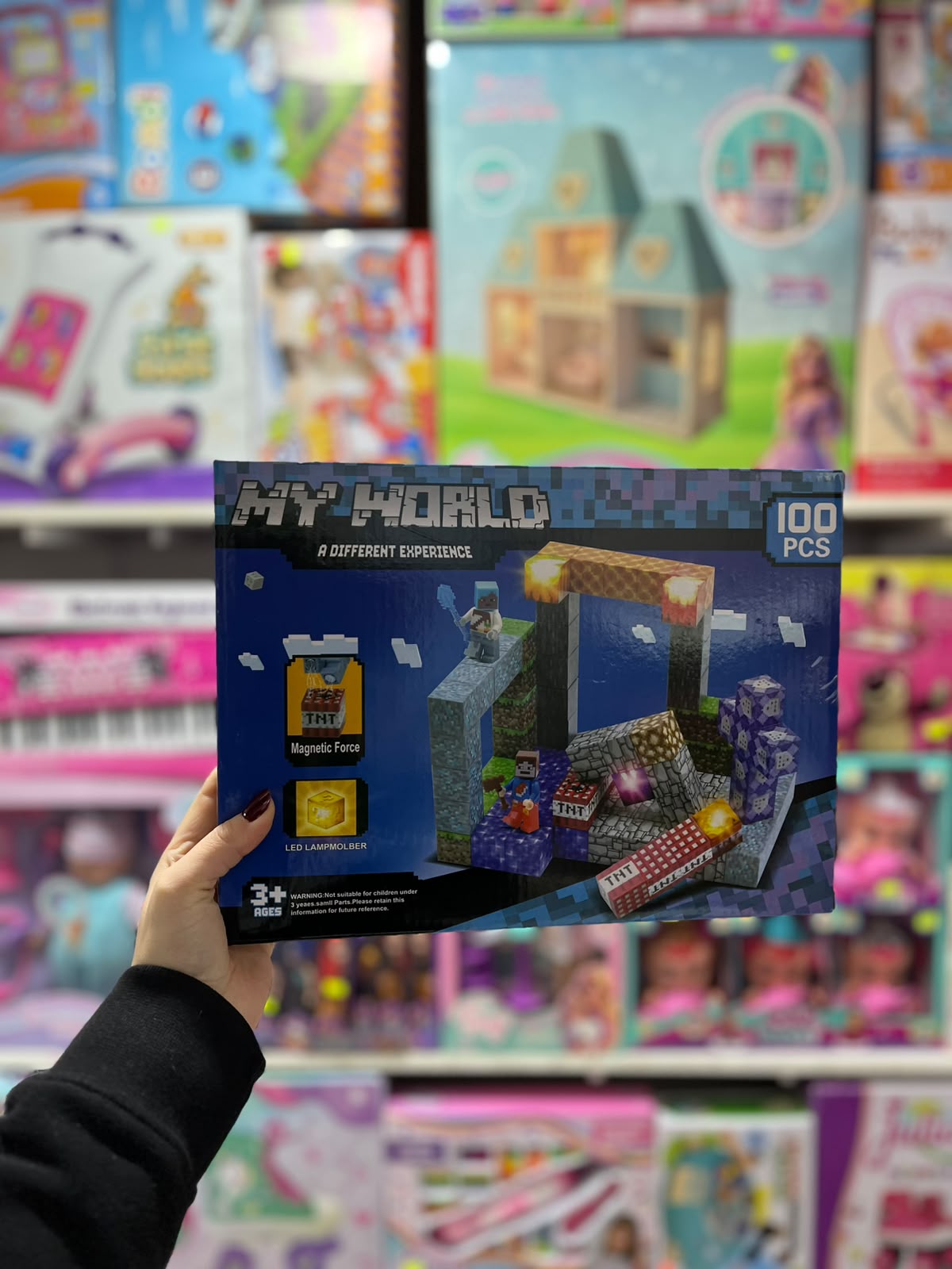 Minecraft X100 Cubos Magnéticos