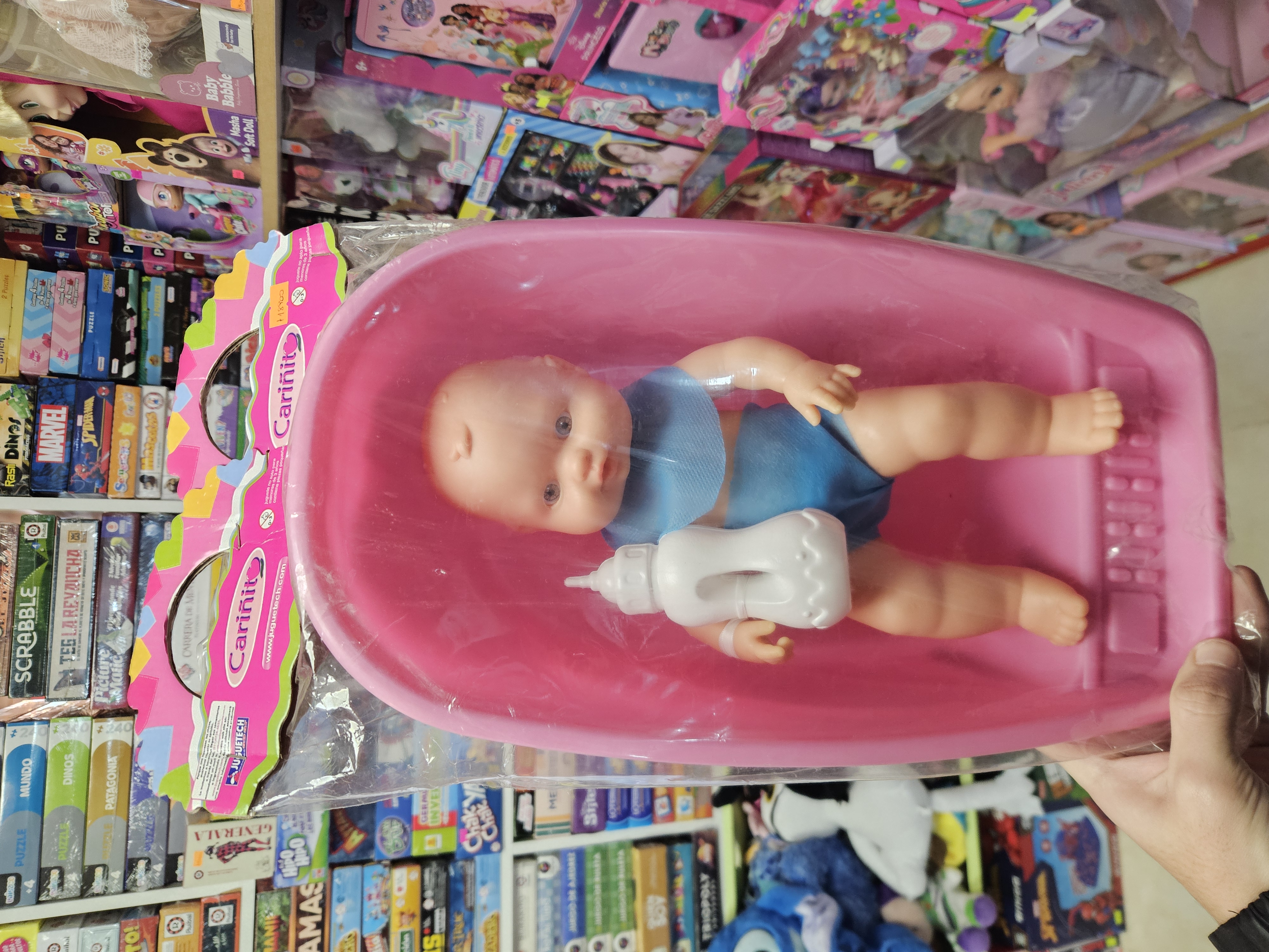 Bebe con Bañera Cariñito