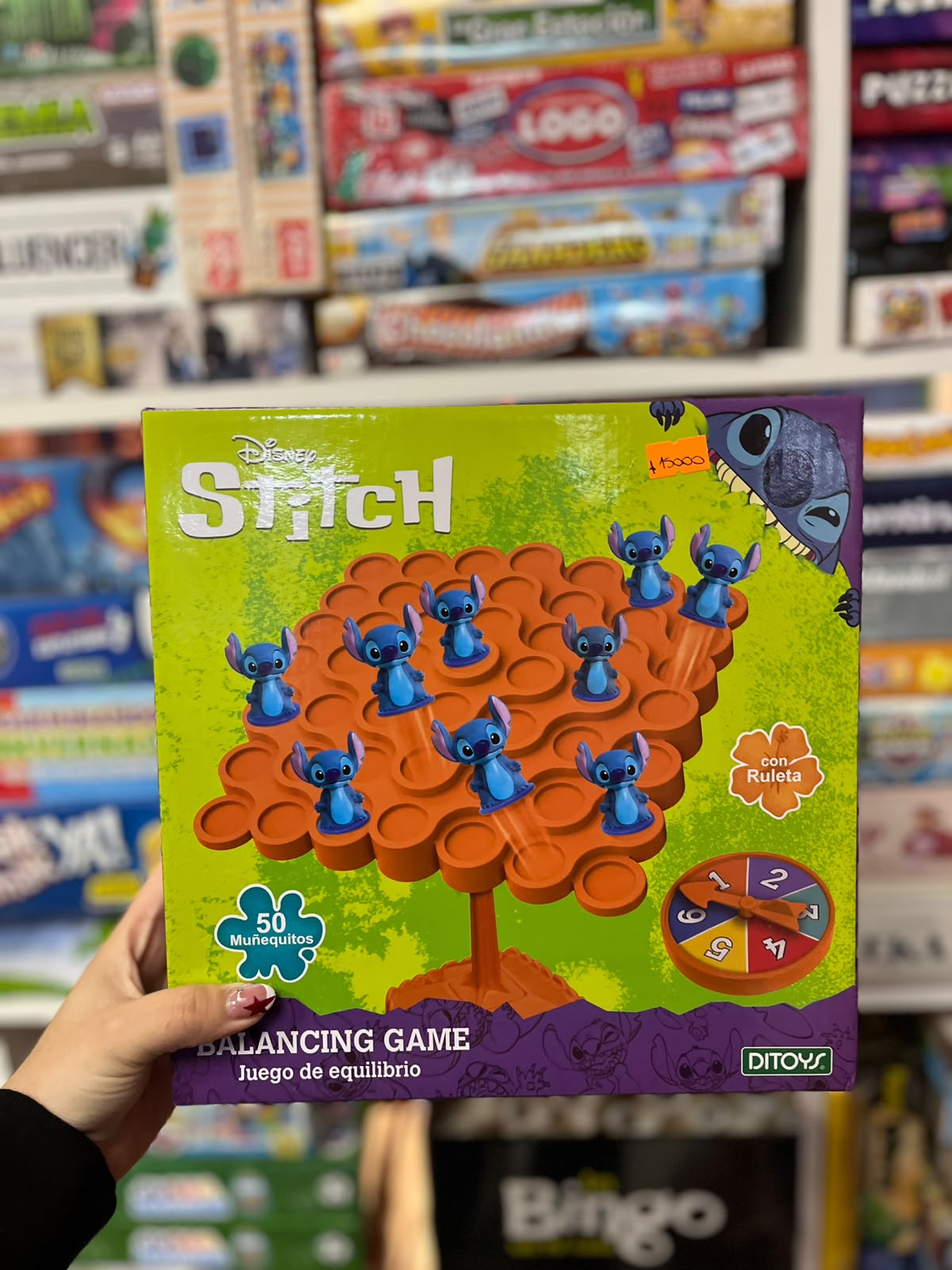 Juego de equilibrio stitch