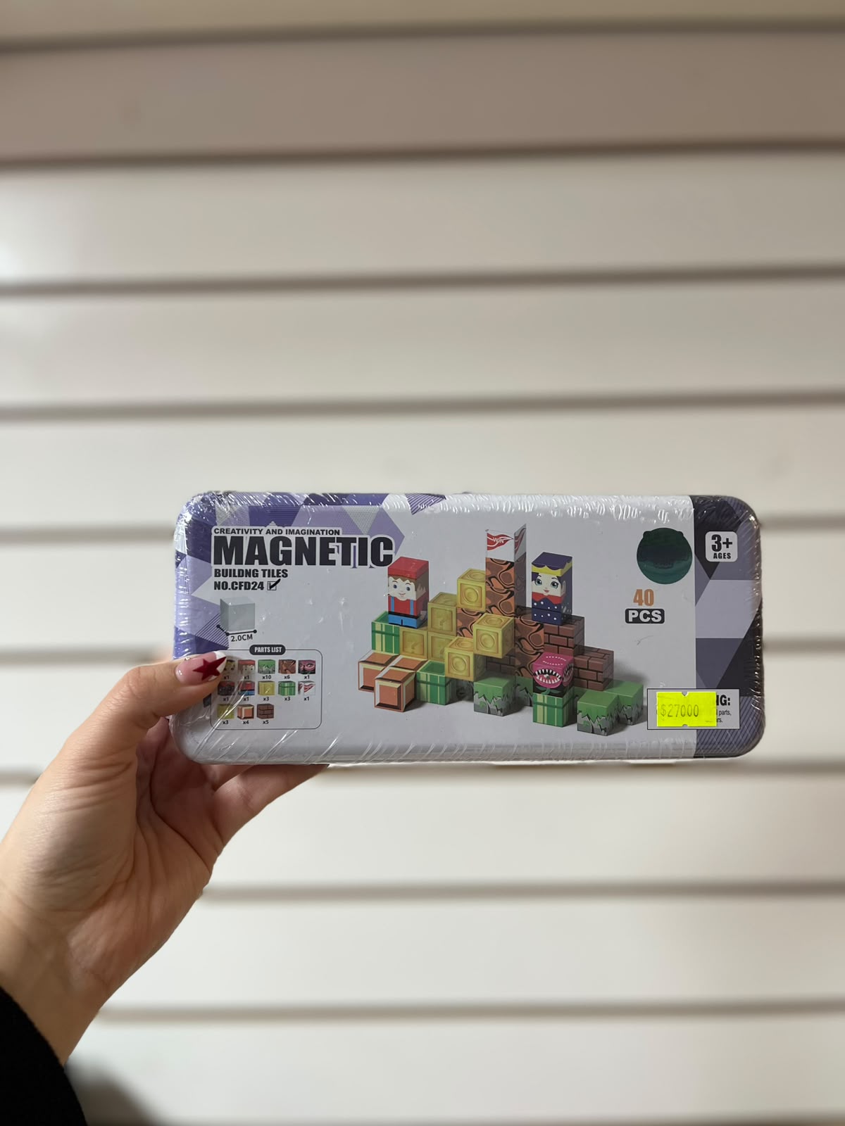 40pcs Cubos magnéticos Minecraft