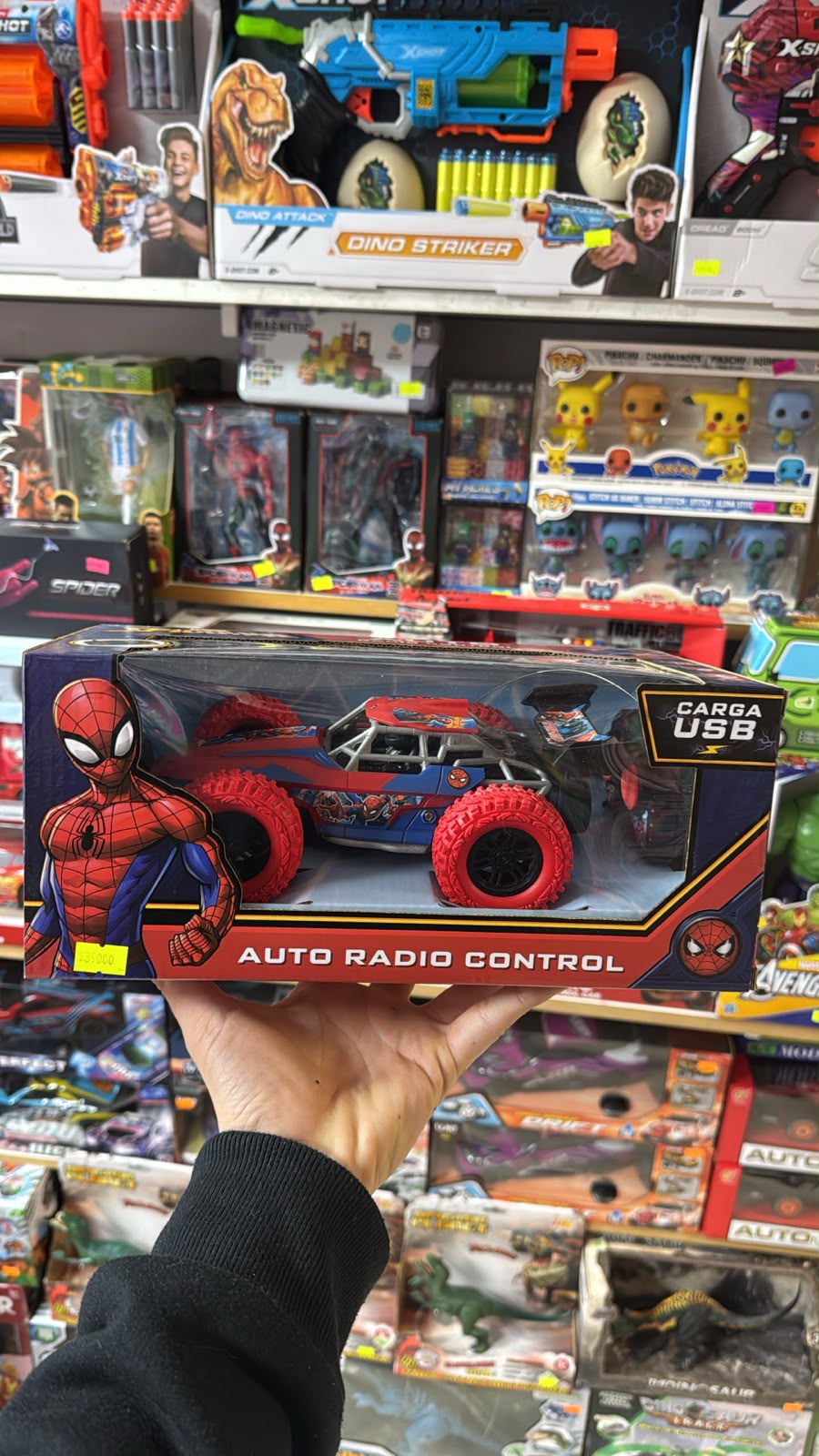 Spiderman Auto radiocontrol