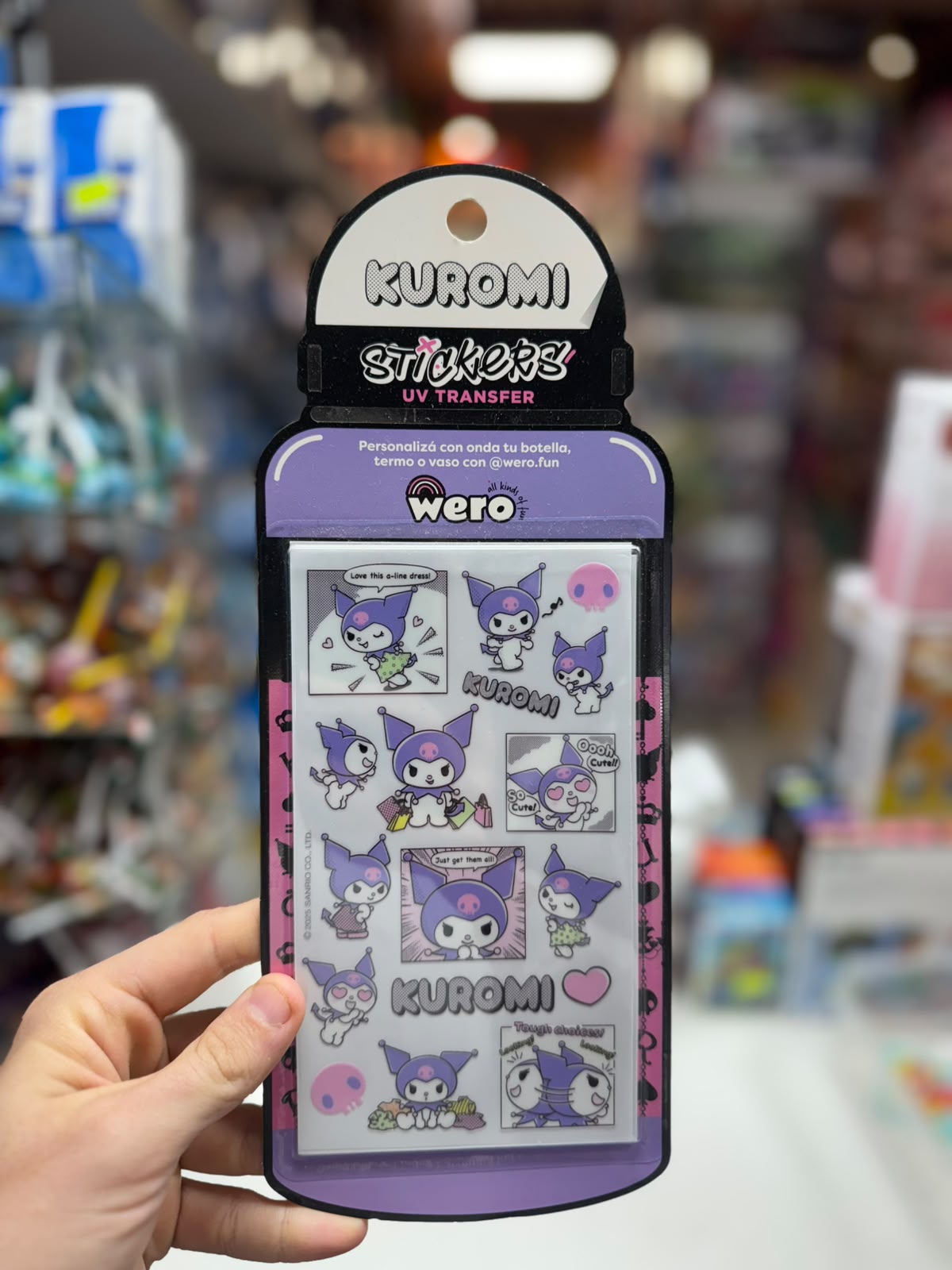 Kuromi Stickers Transferibles